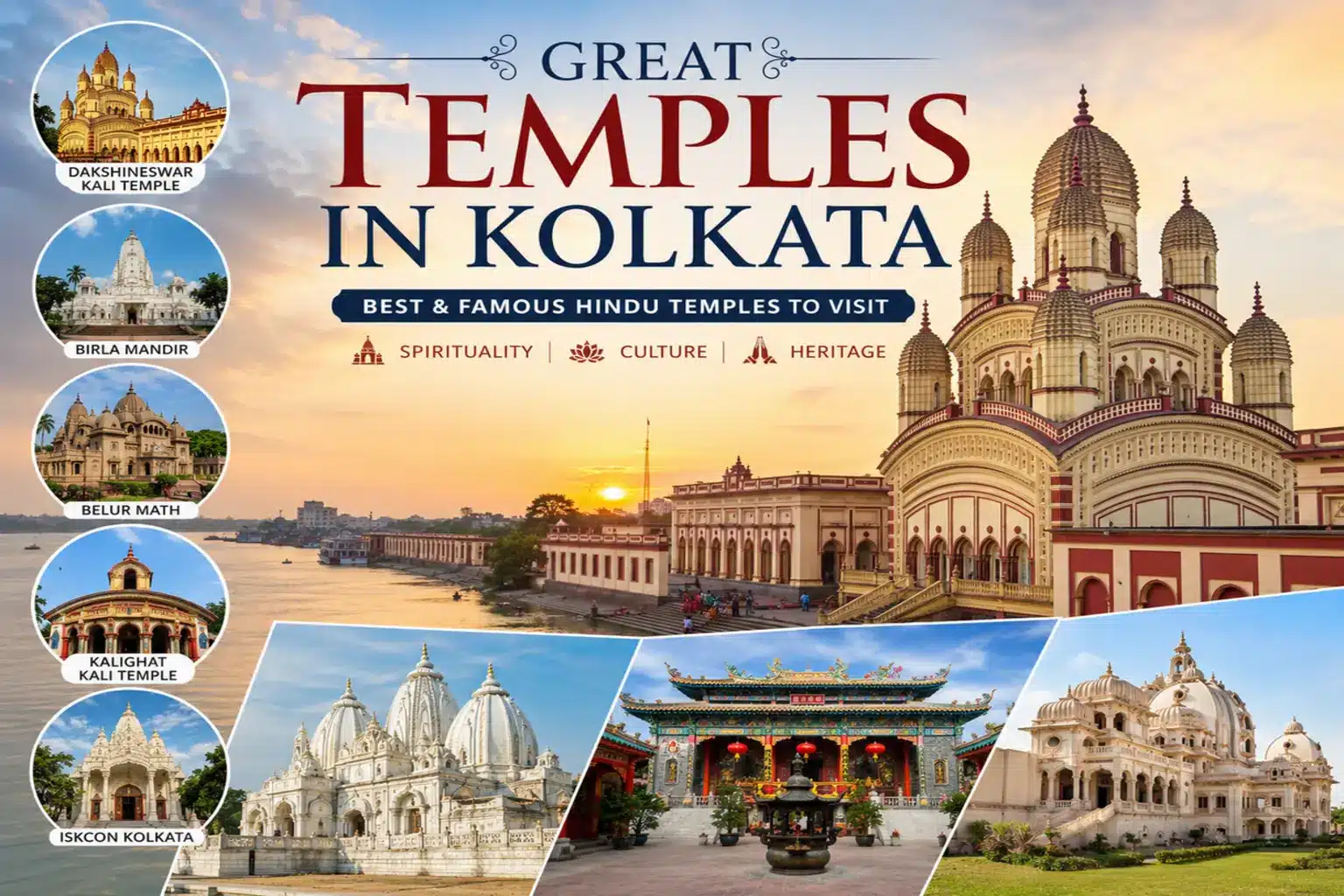 Great Temples in Kolkata: A Complete Guide to the Best & Famous Hindu Temples