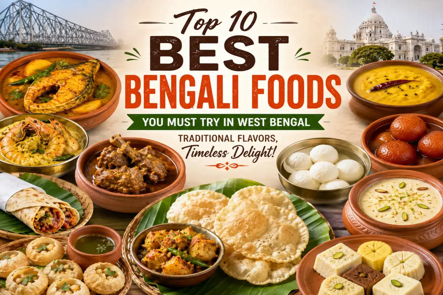 Top 10 Best Bengali Foods You Must Try in West Bengal (2026 Guide)